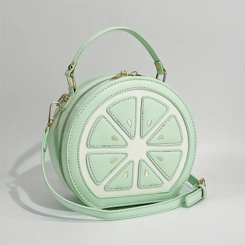 Lemon Handbag-Fun Kawaii Fruit purse for Everyday Style