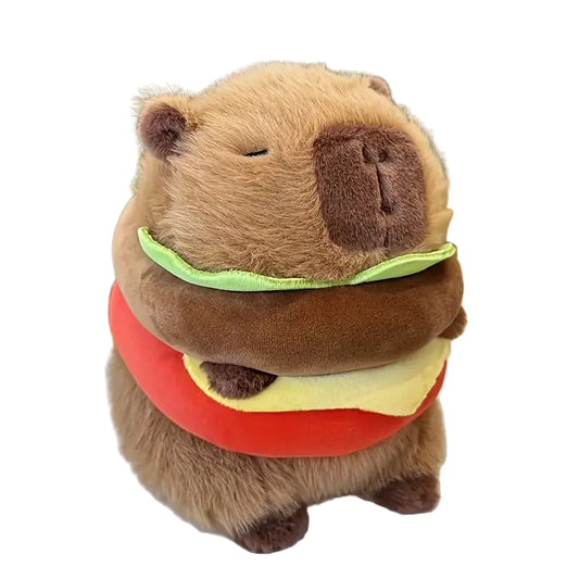 Burger Push-adorable animal plush