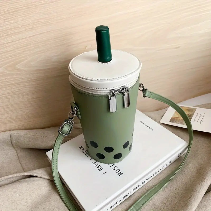 Baboa Tea Handbag-Cute Bubble Tea Purse for Kawaii Lovers