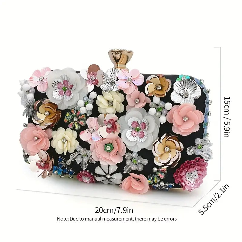 Flower Handbag-Floral Purse