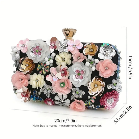 Flower Handbag-Floral Purse