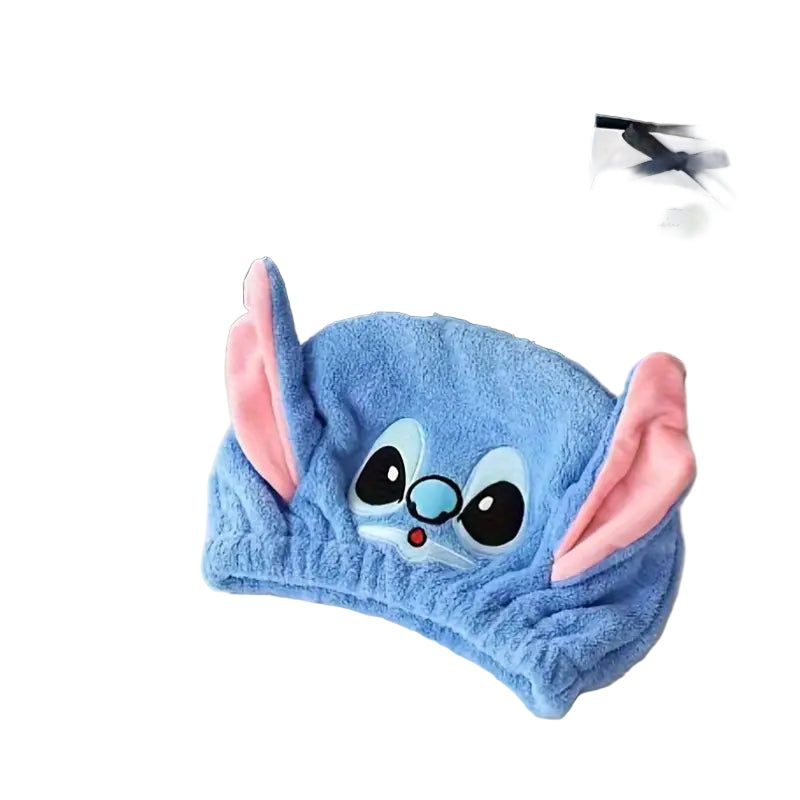 Stitch Hair towel -super cute towel
