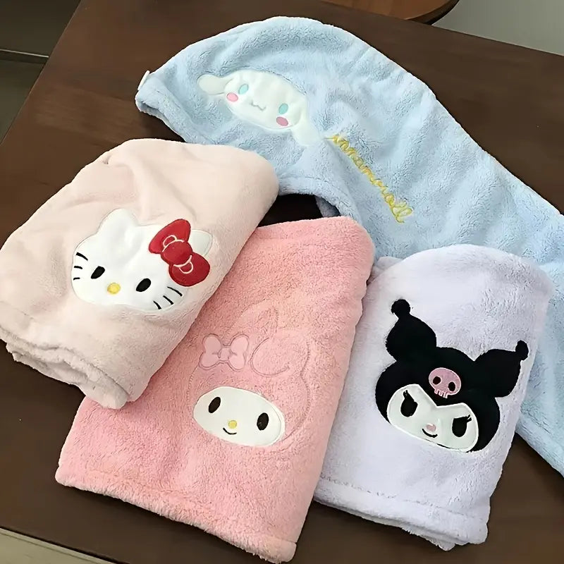 Sanrio hair towels