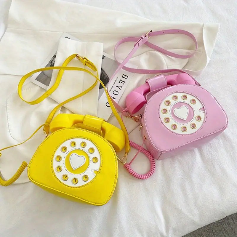 Telephone Handbag-Retro Novelty handbag for fun style