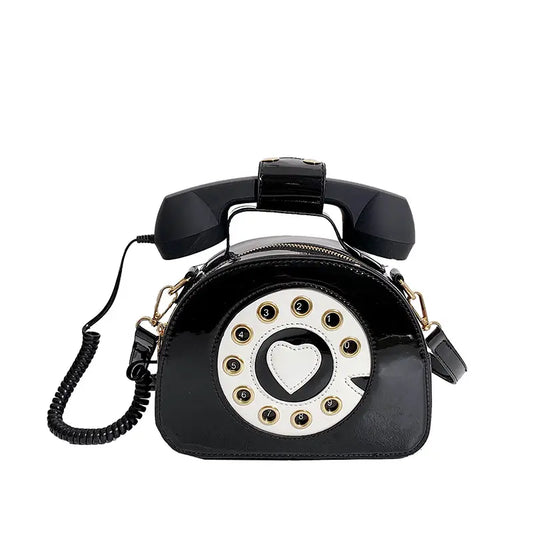 Telephone Handbag-Retro Novelty handbag for fun style