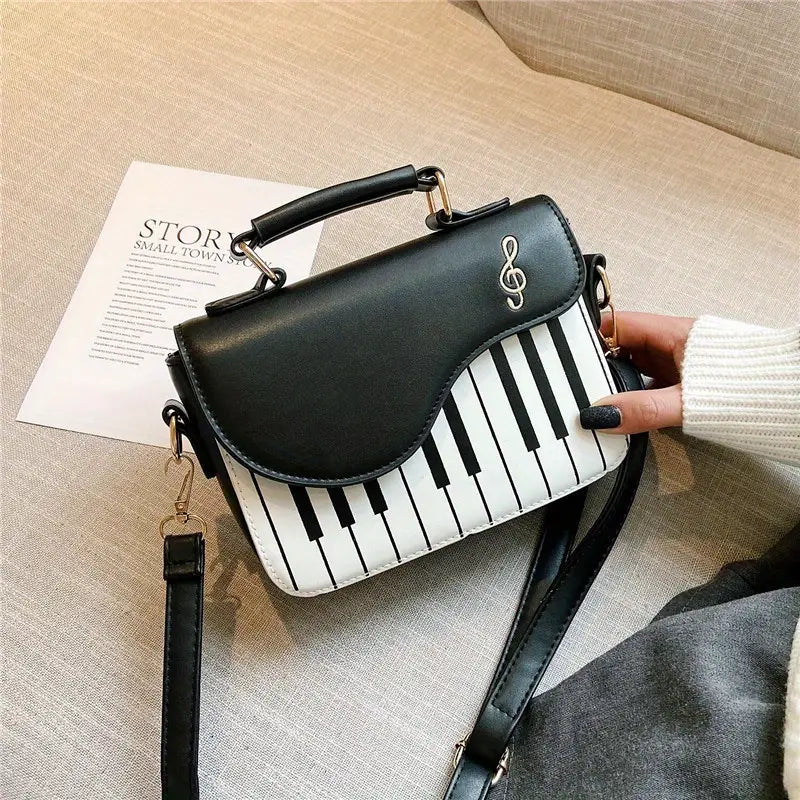 Piano Handbag-Music Lovers Purse Unique Style