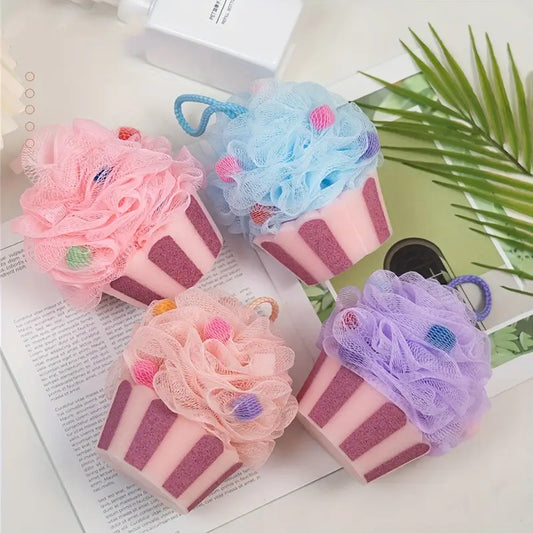 cupcake bath sponges