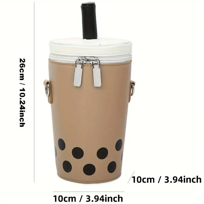 Baboa Tea Handbag-Cute Bubble Tea Purse for Kawaii Lovers