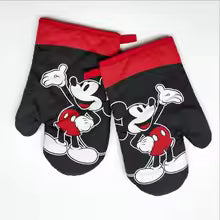 Mickey and Minnie Oven Gloves