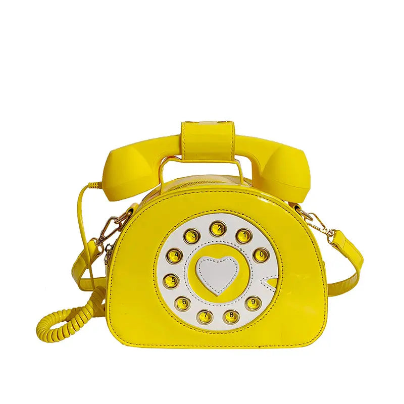 Telephone Handbag-Retro Novelty handbag for fun style