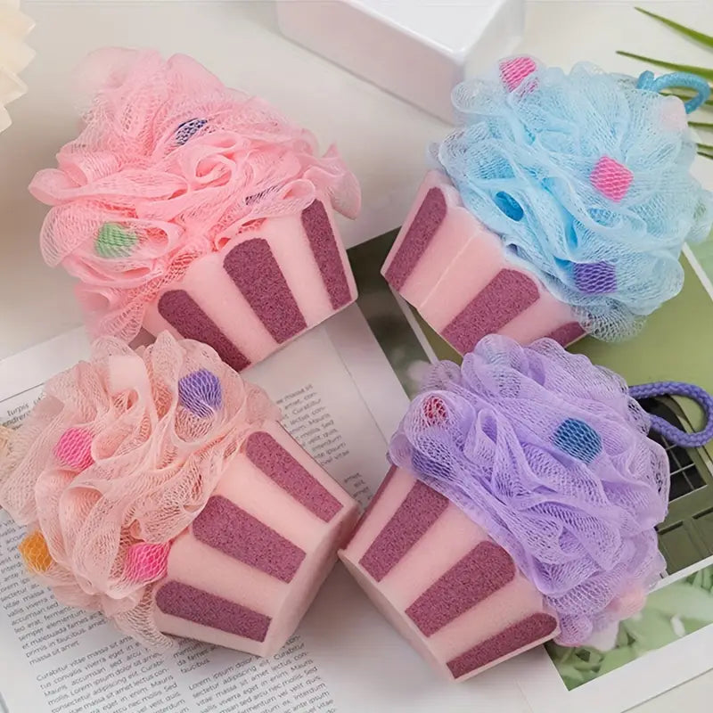 cupcake bath sponges