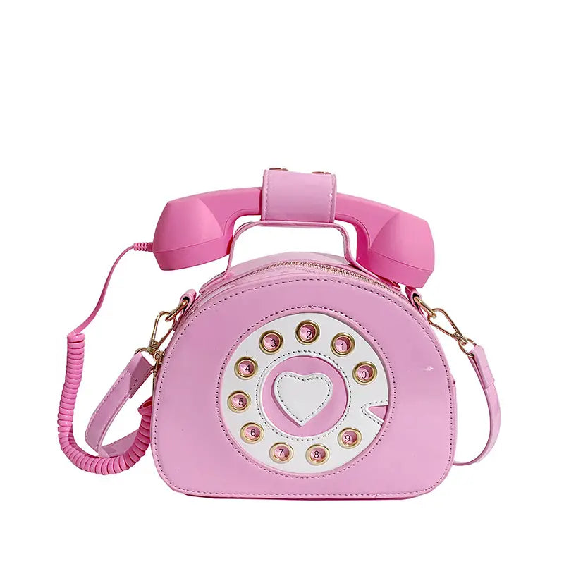 Telephone Handbag-Retro Novelty handbag for fun style