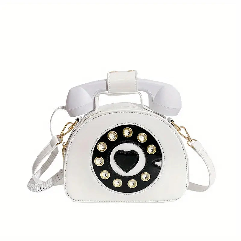 Telephone Handbag-Retro Novelty handbag for fun style