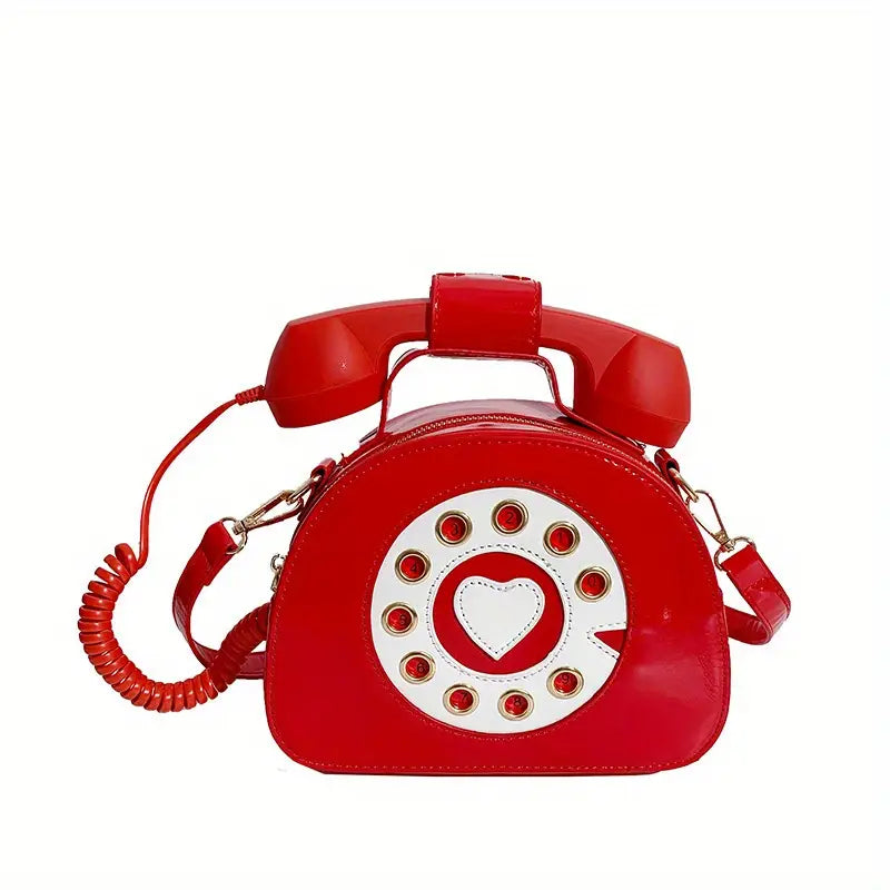 Telephone Handbag-Retro Novelty handbag for fun style